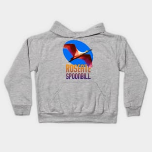 Roseate Spoonbill Kids Hoodie